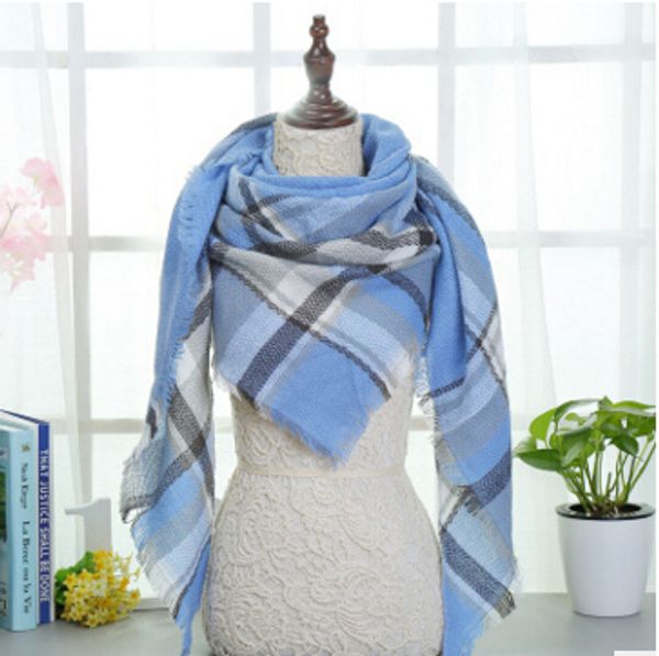 winter triangle scarf 2018 tartan cashmere scarf women plaid blanket scarf new designer acrylic basic shawls women's scarves and wraps, Blue;gray
winter triangle scarf 2018 tartan cashmere scarf women plaid blanket scarf new designer acrylic basic shawls women's scarves and wraps, Blue;gray