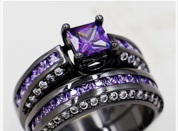 wholesale - size 5/6/7/8/9 brand jewelry princess cut 6mm amethyst 10kt black gold filled women lady&039;s wedding engagement ring sets for, Golden;silver
wholesale - size 5/6/7/8/9 brand jewelry princess cut 6mm amethyst 10kt black gold filled women lady&039;s wedding engagement ring sets for, Golden;silver