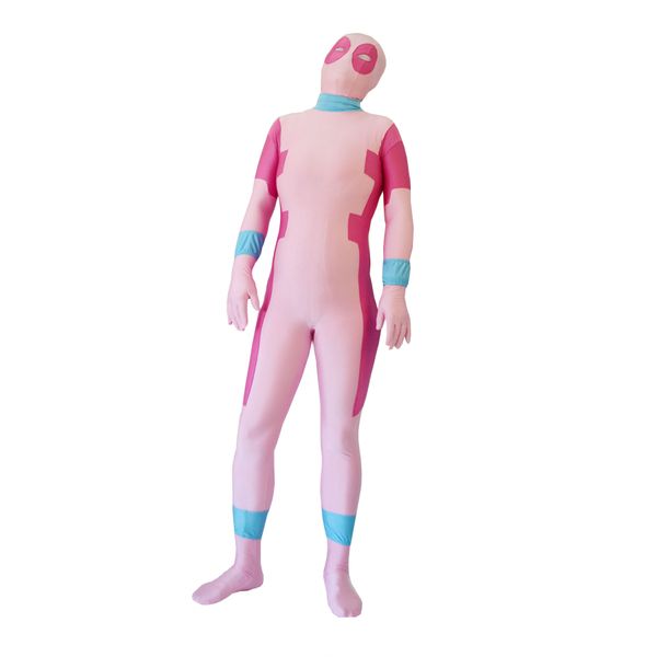 pink and mei red deadpool superhero costume halloween party cosplay zentai suit, Black;red
pink and mei red deadpool superhero costume halloween party cosplay zentai suit, Black;red