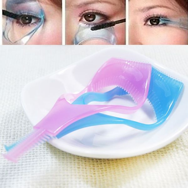 new 3 in1 mascara applicator guide guard eyelash comb cosmetic brush curler makeup tools
new 3 in1 mascara applicator guide guard eyelash comb cosmetic brush curler makeup tools