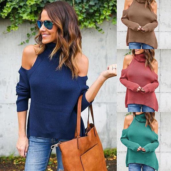 New Fashion women High collar sexy Bottoming long sleeve cusual shirt Strapless tops knitting 3 colors 1pc drop shipping
New Fashion women High collar sexy Bottoming long sleeve cusual shirt Strapless tops knitting 3 colors 1pc drop shipping