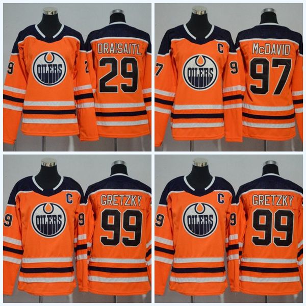 Womens 99 Wayne Gretzky 2017-2018 Season Edmonton Oilers 97 Connor McDavid 29 Leon Draisaitl New Team Hockey Jerseys All Stitched
Womens 99 Wayne Gretzky 2017-2018 Season Edmonton Oilers 97 Connor McDavid 29 Leon Draisaitl New Team Hockey Jerseys All Stitched