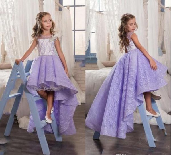 2019 cute lilac lace high low flower girl dresses for weddings lavender girls pageant gowns baby prom party dresses custom made, White;blue
2019 cute lilac lace high low flower girl dresses for weddings lavender girls pageant gowns baby prom party dresses custom made, White;blue
