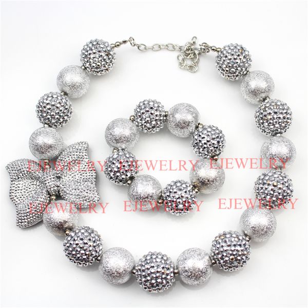fashion jewelry silver bowknot pendant big wrinklel&rhinestone beads chunky girl bubblegum kids necklace&bracelet set
fashion jewelry silver bowknot pendant big wrinklel&rhinestone beads chunky girl bubblegum kids necklace&bracelet set