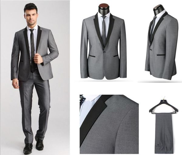 fashion new arrival groom tuxedos black lapel man suit light grey groomsmanbridegroom weddingprom suits (jacket+pants), White;black
fashion new arrival groom tuxedos black lapel man suit light grey groomsmanbridegroom weddingprom suits (jacket+pants), White;black
