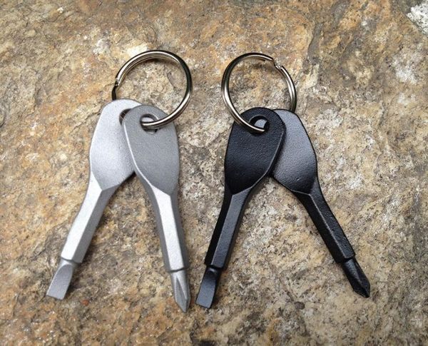 multifunctional pocket tool keychain outdoor edc gear keychains with slotted & phillips head mini screwdriver set key rings, Silver
multifunctional pocket tool keychain outdoor edc gear keychains with slotted & phillips head mini screwdriver set key rings, Silver