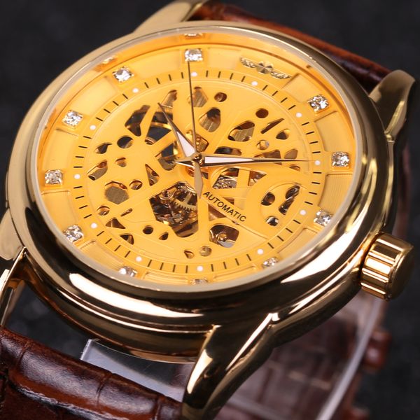 black diamond brand watch watch self-wind men winner automatic skeleton luxury wristwatches new gold dial men business 2019 csvop, Slivery;brown
black diamond brand watch watch self-wind men winner automatic skeleton luxury wristwatches new gold dial men business 2019 csvop, Slivery;brown