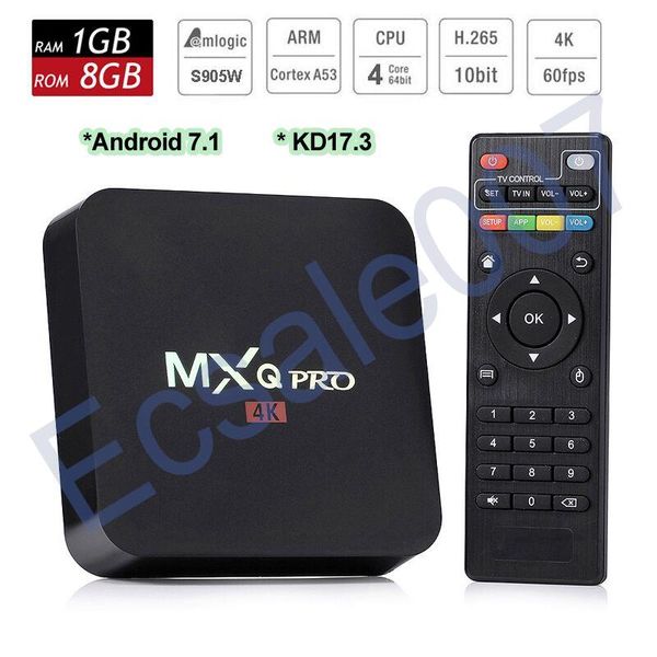 Android TV Box 1GB 8GB MXQ Pro Amlogic S905W Android N Beta построить Quad Core 100M Lan 2.4G WiFi 4K VP9 HDR10 Смарт медиа-пле
Android TV Box 1GB 8GB MXQ Pro Amlogic S905W Android N Beta построить Quad Core 100M Lan 2.4G WiFi 4K VP9 HDR10 Смарт медиа-пле