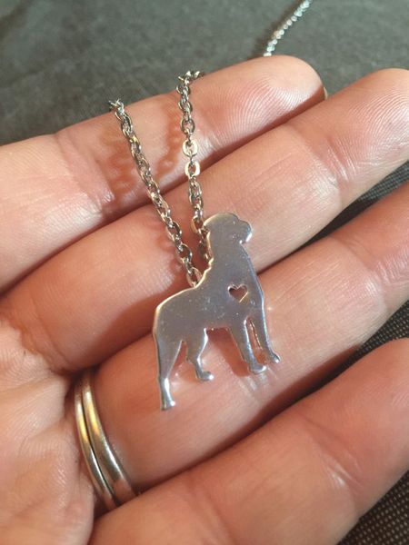 30pcs- n100 cute rottweiler silhouette necklace love my dog necklace with heart outline pet pup pug puppy necklaces for animal, Silver
30pcs- n100 cute rottweiler silhouette necklace love my dog necklace with heart outline pet pup pug puppy necklaces for animal, Silver