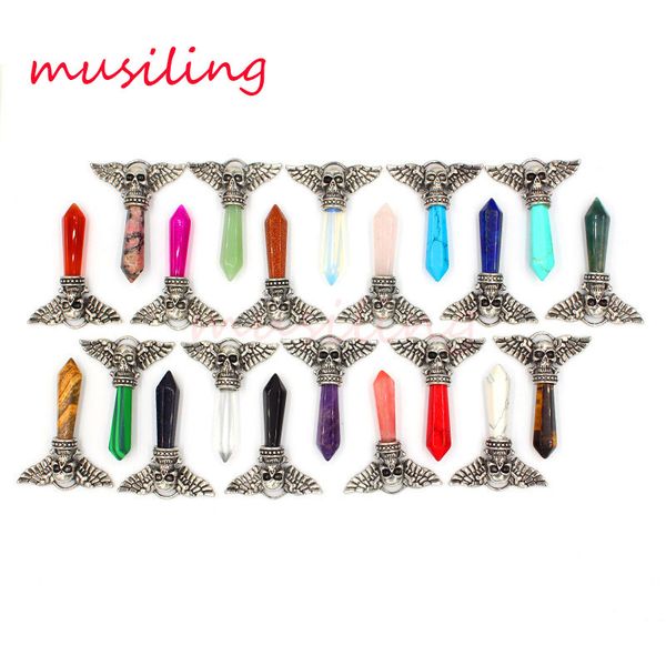 skull wings pendant pendulum jewelry natural stone amethyst opal etc crystal pendant silver plated charms fashion mens jewelry mix order
skull wings pendant pendulum jewelry natural stone amethyst opal etc crystal pendant silver plated charms fashion mens jewelry mix order