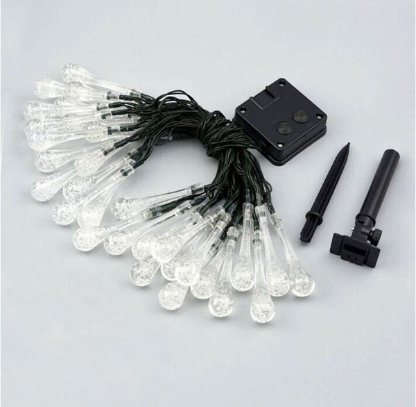 solar power led string light crystal water drop fairy string light 19.7ft 30led 3 modes solar light for party weding christmas decoration
solar power led string light crystal water drop fairy string light 19.7ft 30led 3 modes solar light for party weding christmas decoration