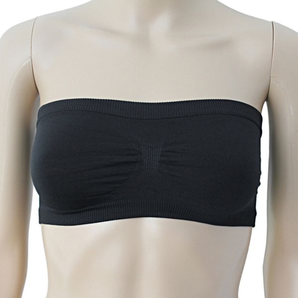 wholesale-2016 black seamless bandeau strapless elastic crop sports bra for women, Red;black
wholesale-2016 black seamless bandeau strapless elastic crop sports bra for women, Red;black