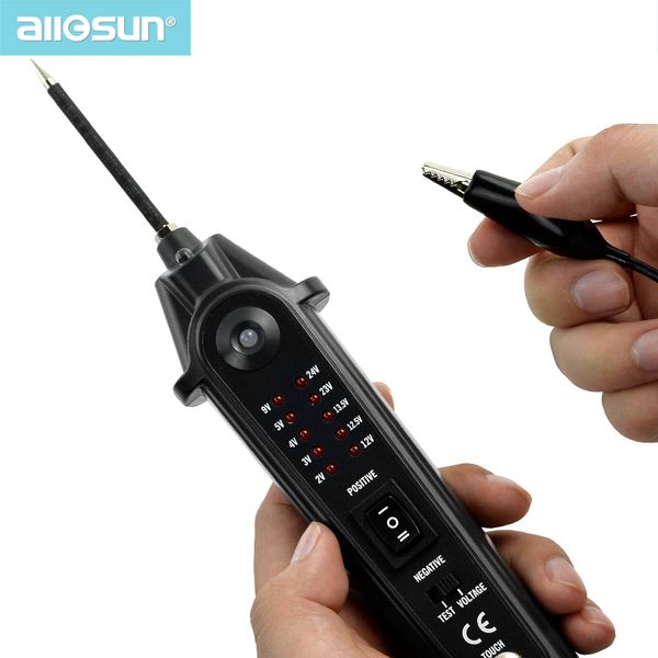 digital automotive electrical tester pen type car short circuit diagnostic tool with lamp function car battery tester all-sun em287
digital automotive electrical tester pen type car short circuit diagnostic tool with lamp function car battery tester all-sun em287