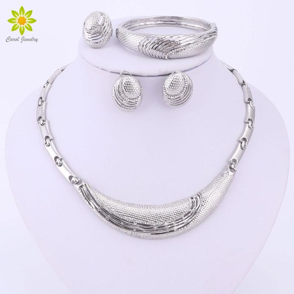 vintage charm african beads jewelry sets for women silver plated necklace earrings bracelet rings party dress accessories, Slivery;golden
vintage charm african beads jewelry sets for women silver plated necklace earrings bracelet rings party dress accessories, Slivery;golden