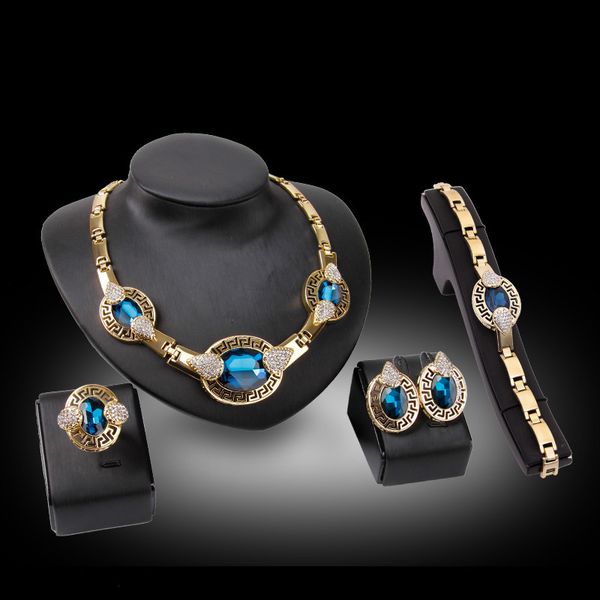 necklaces earrings bracelets rings jewelry sets fashion women luxury big oval rhinestones 18k gold plated party jewelry 4-piece set js151, Slivery;golden
necklaces earrings bracelets rings jewelry sets fashion women luxury big oval rhinestones 18k gold plated party jewelry 4-piece set js151, Slivery;golden