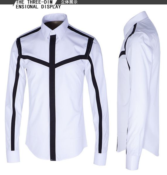2016 new arrival fashion patchwork printed style european and american design slim long-sleeved shirt mens casual shirt hot, White;black
2016 new arrival fashion patchwork printed style european and american design slim long-sleeved shirt mens casual shirt hot, White;black