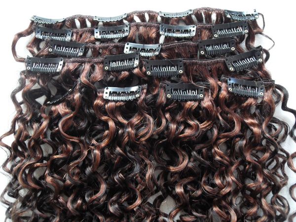 brazilian jerry curly hair weft clip in hair extensions unprocessed curly natural black mix brown color human extensions, Black;brown
brazilian jerry curly hair weft clip in hair extensions unprocessed curly natural black mix brown color human extensions, Black;brown