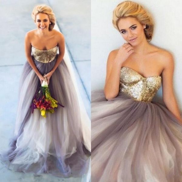 gold sequined bodice prom dresses 2017 sweetheart tulle a line evening gowns backless sweep train formal party dresses, Black
gold sequined bodice prom dresses 2017 sweetheart tulle a line evening gowns backless sweep train formal party dresses, Black