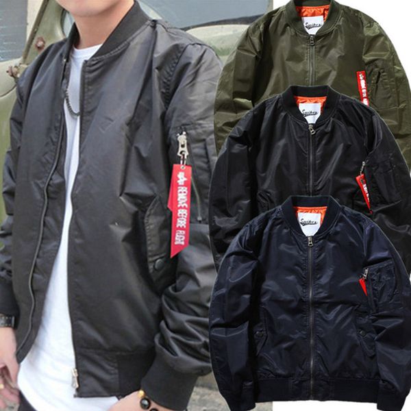 fall-2016 new jacket mens bomber jacket pilot jackets hip hop men sport suit parkas windbreaker zipper jacket coat for men, Black;brown
fall-2016 new jacket mens bomber jacket pilot jackets hip hop men sport suit parkas windbreaker zipper jacket coat for men, Black;brown
