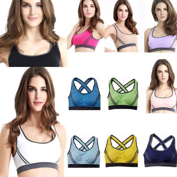 popular women padded athletic vest gym fitness sports bra stretch cotton seamless sporty vest bras ing, Red;black
popular women padded athletic vest gym fitness sports bra stretch cotton seamless sporty vest bras ing, Red;black