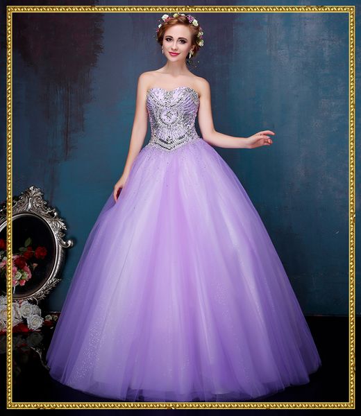 luxury ball gown wedding dresses with crystal 2018 lavender wedding gowns lace up bridal gowns floor length, White
luxury ball gown wedding dresses with crystal 2018 lavender wedding gowns lace up bridal gowns floor length, White