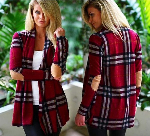 wholesale- basic jackets coat 2017 spring summer new long sleeve v-neck lattice printed ladies slim stitching cardigan jacket ing, Black;brown
wholesale- basic jackets coat 2017 spring summer new long sleeve v-neck lattice printed ladies slim stitching cardigan jacket ing, Black;brown