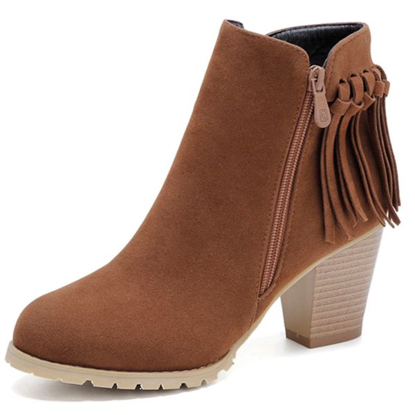 new arrive women boots fashion zipper flock ladies boots comfortable autumn winter ankle boots fringe, Black
new arrive women boots fashion zipper flock ladies boots comfortable autumn winter ankle boots fringe, Black