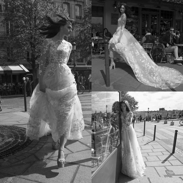 new liz martinez wedding dresses long sleeve sheer illusion high neck lace appliqued wedding dress garden country toddler bridal gowns, White
new liz martinez wedding dresses long sleeve sheer illusion high neck lace appliqued wedding dress garden country toddler bridal gowns, White