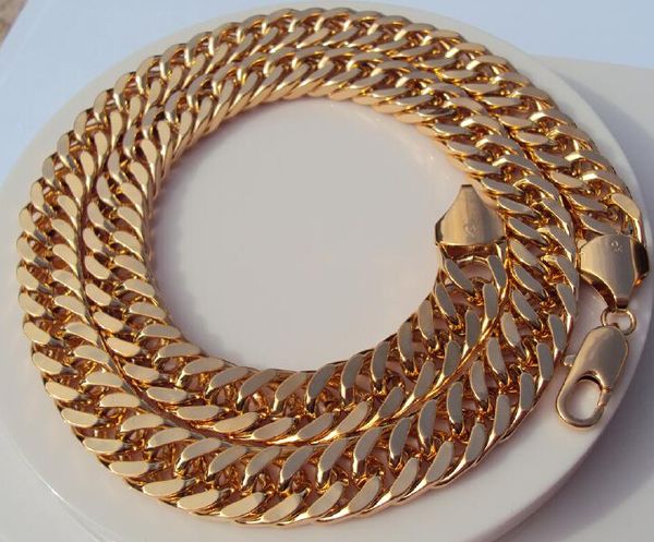 fine yellow gold jewelry heavy 18k yellow gold double curb chain mens huge necklace 9mm wide thick, Silver
fine yellow gold jewelry heavy 18k yellow gold double curb chain mens huge necklace 9mm wide thick, Silver