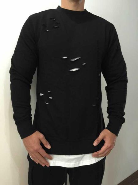 wholesale-solid men long sleeve hip hop fashion mens shirts casual tees plus special hole design, Black
wholesale-solid men long sleeve hip hop fashion mens shirts casual tees plus special hole design, Black