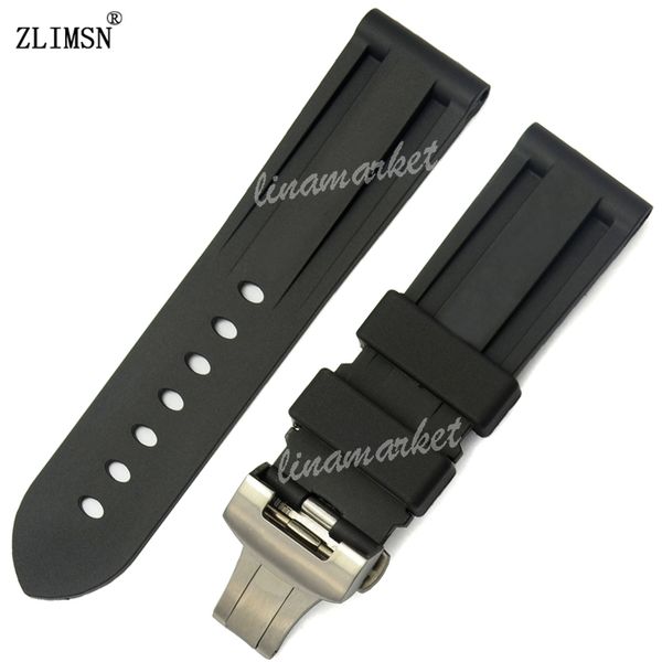 Zlim n rubber watch band 22mm or 24mm new black diver rubber watch band trap deployment buckle
Zlim n rubber watch band 22mm or 24mm new black diver rubber watch band trap deployment buckle