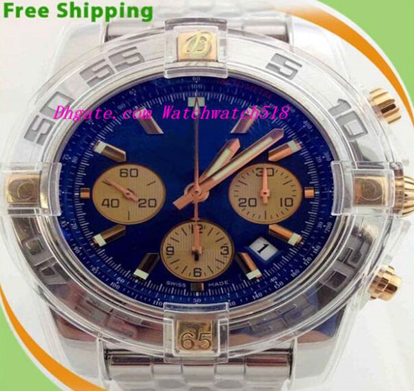 equipped original box luxury watches brand bb ib0110 two tone chronomat blue dial watch men's dress watches, Slivery;brown
equipped original box luxury watches brand bb ib0110 two tone chronomat blue dial watch men's dress watches, Slivery;brown