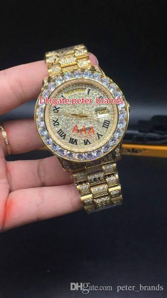luxury mens brand watch big diamonds bezel big size 40mm wrist watch hip hop rappers full iced out gold case automatic watch, Slivery;brown
luxury mens brand watch big diamonds bezel big size 40mm wrist watch hip hop rappers full iced out gold case automatic watch, Slivery;brown