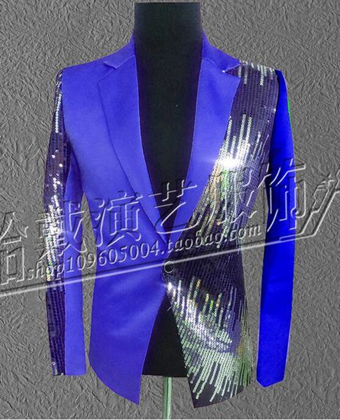 gentleman personality han edition costumes nightclub singer star stage performance clothing studio sequined jacket/s - 4 xl, Black;red
gentleman personality han edition costumes nightclub singer star stage performance clothing studio sequined jacket/s - 4 xl, Black;red