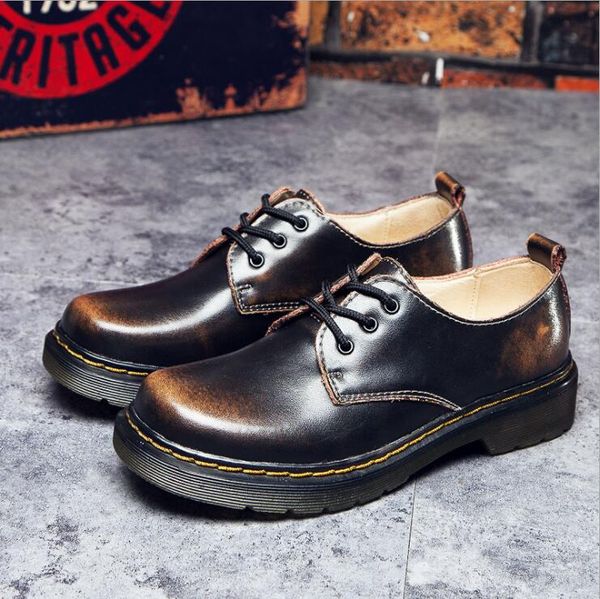 Women Men Lace Up Martin Boots Combat Punk Ankle Boots platform oxfords shoes genuine leather retro ankle boots for women
Women Men Lace Up Martin Boots Combat Punk Ankle Boots platform oxfords shoes genuine leather retro ankle boots for women