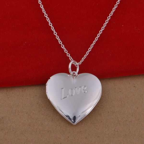 2017 new plated 925 sterling silver necklace, popular korean heart-shaped picture frame necklace 20pcs/lot
2017 new plated 925 sterling silver necklace, popular korean heart-shaped picture frame necklace 20pcs/lot