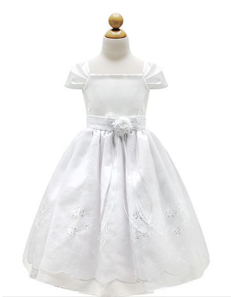 communion dresses classic flower girl white cap sleeved beaded dress first holy communion wedding girls dress long section lace elements br, White;blue
communion dresses classic flower girl white cap sleeved beaded dress first holy communion wedding girls dress long section lace elements br, White;blue