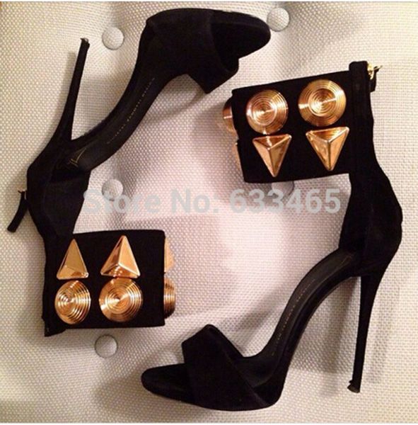 2020 new arrival women fashion high heels summer shoes black suede leather sandals with gold gemstone
2020 new arrival women fashion high heels summer shoes black suede leather sandals with gold gemstone
