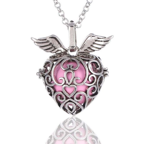 heart strawberry sound pearl cage lockets pendant necklaces opening floating sound bead lockets necklace for pregnant woman jewelry, Silver
heart strawberry sound pearl cage lockets pendant necklaces opening floating sound bead lockets necklace for pregnant woman jewelry, Silver