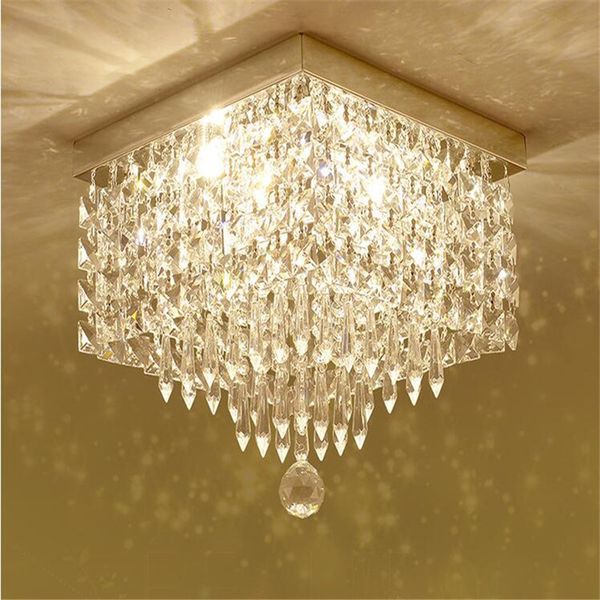 led crystal chandeliers ceiling light lustre pendant lamparas colgantes abajur luminaire ceiling fixtures illumination aisle crystal lamp