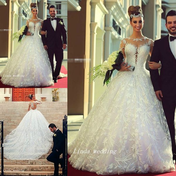 vintage muslim ball gown wedding dresses puffy long sleeve formal bridal party gowns vestido de noiva bordado, White
vintage muslim ball gown wedding dresses puffy long sleeve formal bridal party gowns vestido de noiva bordado, White