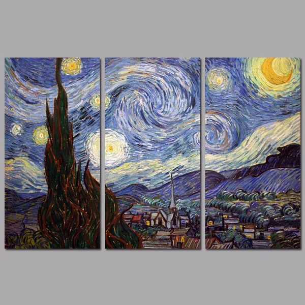 художественное оформление импрессионистов 3 шт. ван гог звездная ночь wall art картина плакат звезда живопись холст гостиная без рамы
художественное оформление импрессионистов 3 шт. ван гог звездная ночь wall art картина плакат звезда живопись холст гостиная без рамы