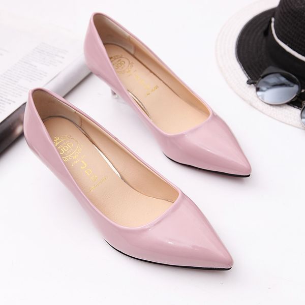 version of the spring and autumn shoes with white lady with a fine pointed high-heeled shoes all-match zichao, Black
version of the spring and autumn shoes with white lady with a fine pointed high-heeled shoes all-match zichao, Black