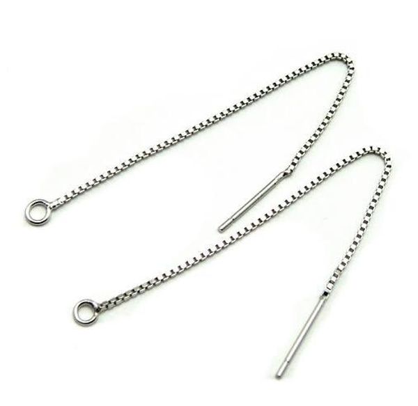 20pcs/lot 925 sterling silver earring wire chains clasps hooks findings components for diy craft jewelry 0.8x69mm wp215*
20pcs/lot 925 sterling silver earring wire chains clasps hooks findings components for diy craft jewelry 0.8x69mm wp215*