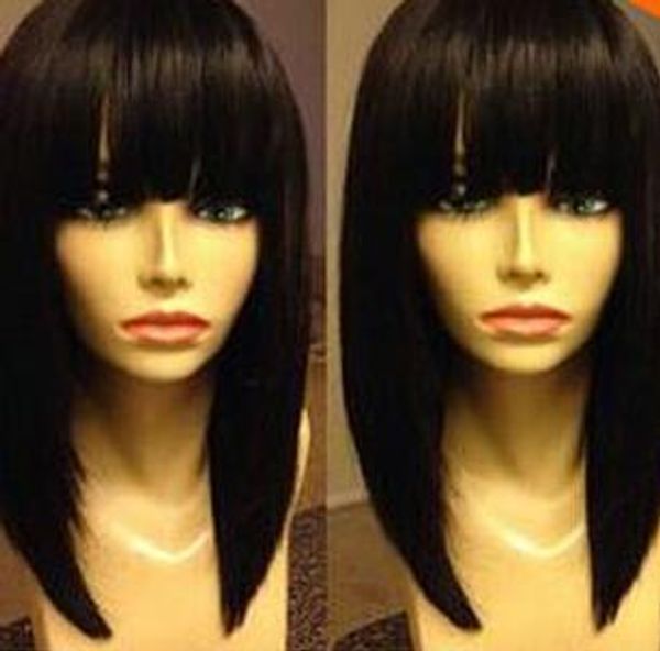 100% brand new fashion picture full lace wigs>> popular long brown party cosplay hair wig wigs for women, Black
100% brand new fashion picture full lace wigs>> popular long brown party cosplay hair wig wigs for women, Black