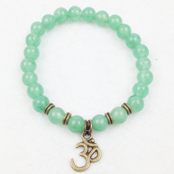 sn0202 fashion 2016 jewelry green aventurine bracelet natural stone om bracelet yoga spiritual stretch bracelet trendy designer bracelet, Black
sn0202 fashion 2016 jewelry green aventurine bracelet natural stone om bracelet yoga spiritual stretch bracelet trendy designer bracelet, Black