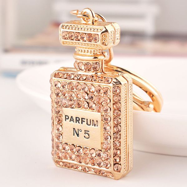 High Quality Fashion Car Keychain Bag Charm Rhinestone Metal Keyring Key Holder Creative Perfume Bottle Key Chain Ring
High Quality Fashion Car Keychain Bag Charm Rhinestone Metal Keyring Key Holder Creative Perfume Bottle Key Chain Ring