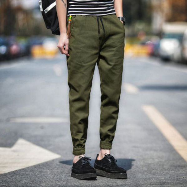 wholesale-2016 summer wear army green tide fertilizer increase elastic japanese foot men's casual pants tarmac 095 - k008, Black
wholesale-2016 summer wear army green tide fertilizer increase elastic japanese foot men's casual pants tarmac 095 - k008, Black