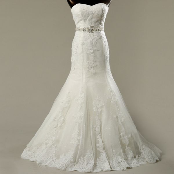 lace tulle mermaid wedding dress with pearls 2018 sweetheart appliques wedding gowns new, White
lace tulle mermaid wedding dress with pearls 2018 sweetheart appliques wedding gowns new, White