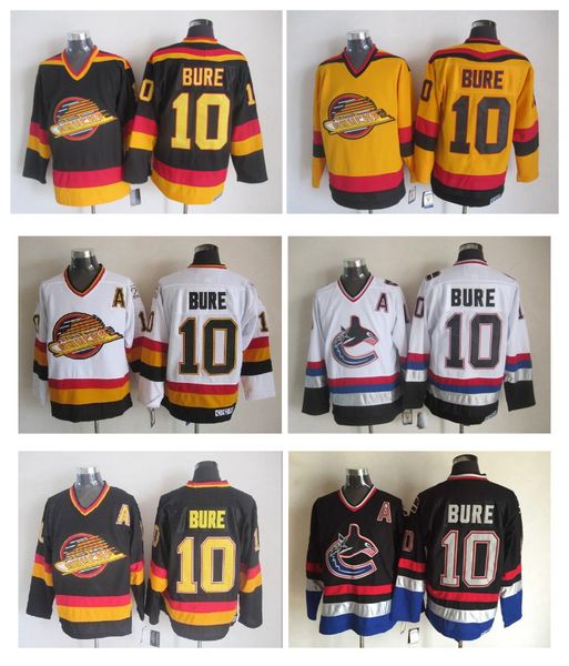 men vancouver canucks ice hockey jerseys 10 pavel bure retro vintage ccm authentic stitched jerseys mix order, Black;red
men vancouver canucks ice hockey jerseys 10 pavel bure retro vintage ccm authentic stitched jerseys mix order, Black;red